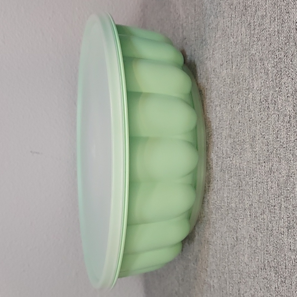 Vintage Tupperware Jel N Serve 3-Piece 6-Cup Jel-Ring Mold Set 1202-5 1201-9